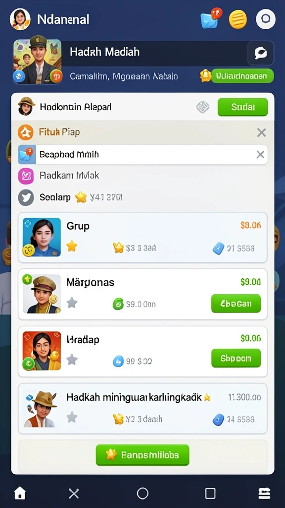 Tangkapan layar saat bermain dalam mode multiplayer yang seru.