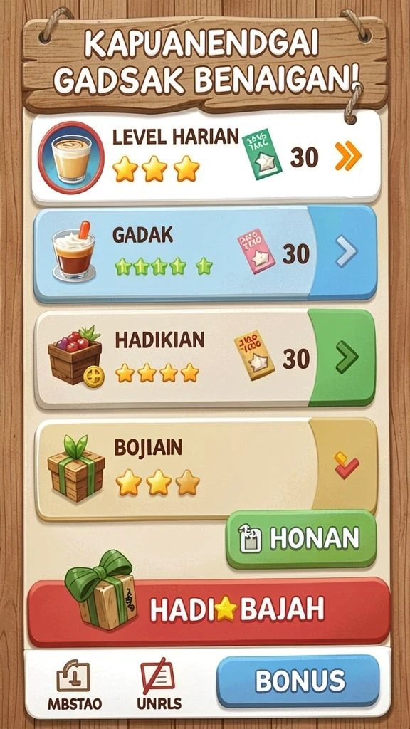 Tampilan awal aplikasi 567LUCK yang menarik.