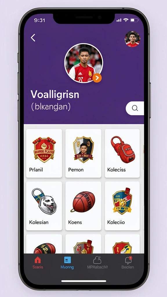 Tampilan utama aplikasi 77RP yang menarik.