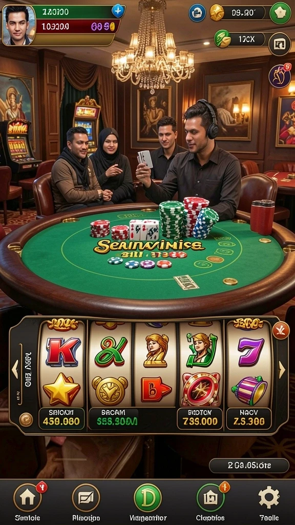 Menampilkan karakter unik yang dapat dimainkan.