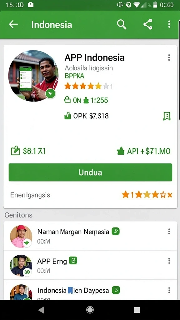Tampilan antarmuka yang modern dan menarik.