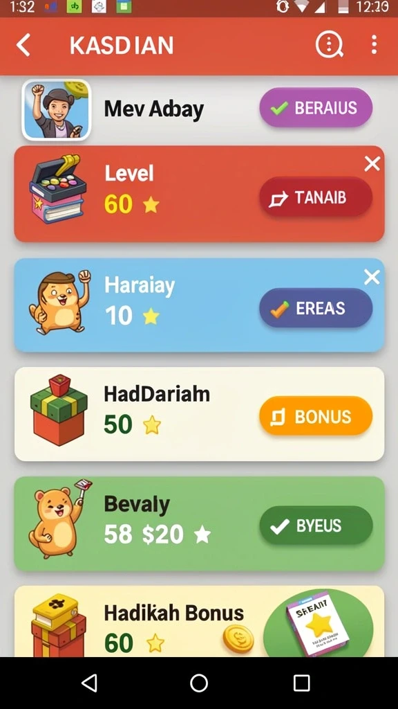 Beragam pilihan permainan yang menghibur dan menantang.