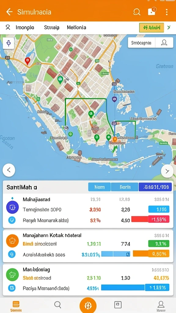 Tampilan antarmuka yang bersih dan informatif.