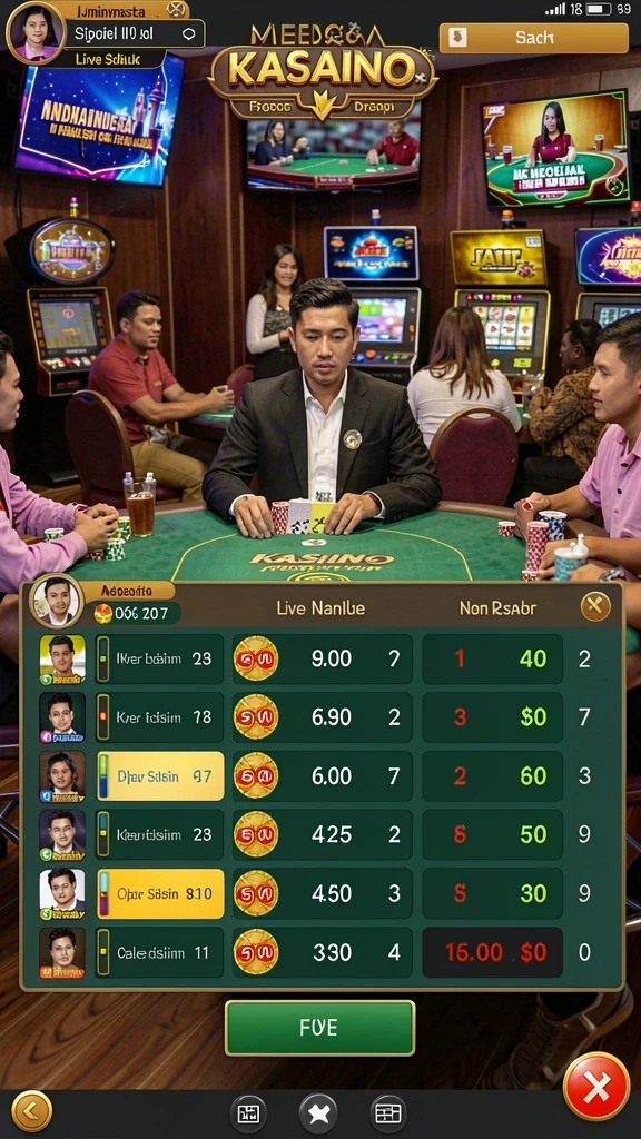 Pemain bisa berinteraksi langsung dengan fitur chat.
