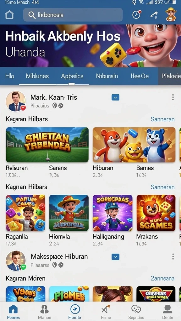 Screenshot menunjukkan tampilan awal permainan IN22 yang memikat.