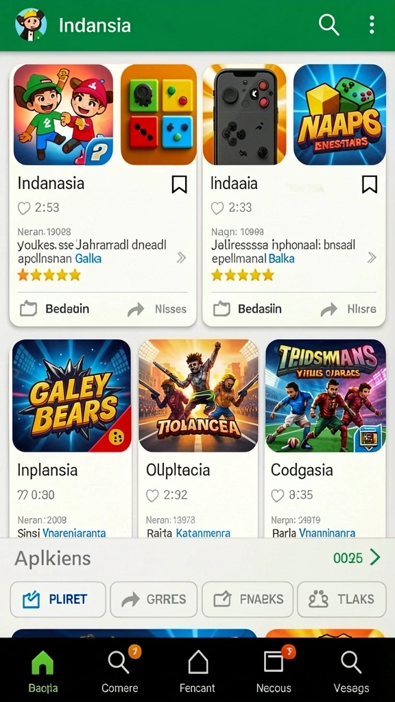 Screenshot dari aksi mendebarkan dalam permainan.