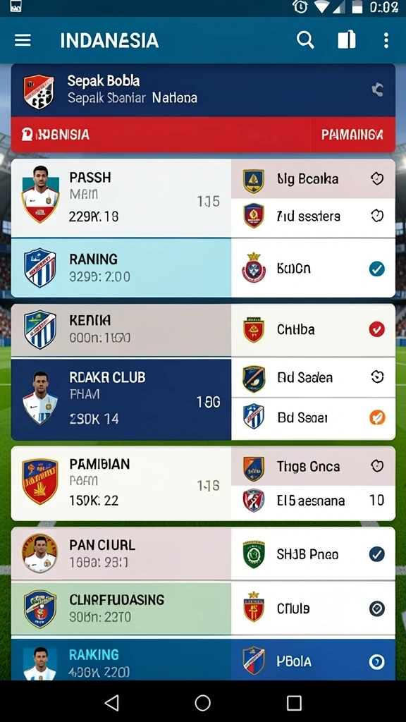Tampilan menu utama L777 yang menarik.