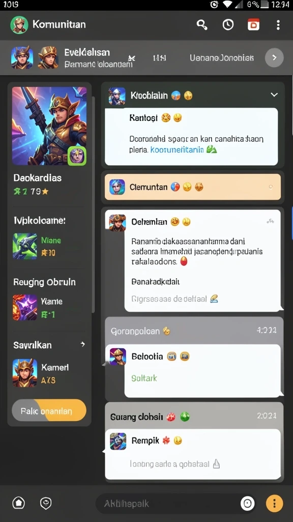 Kustomisasi karakter yang mendalam dan menarik.