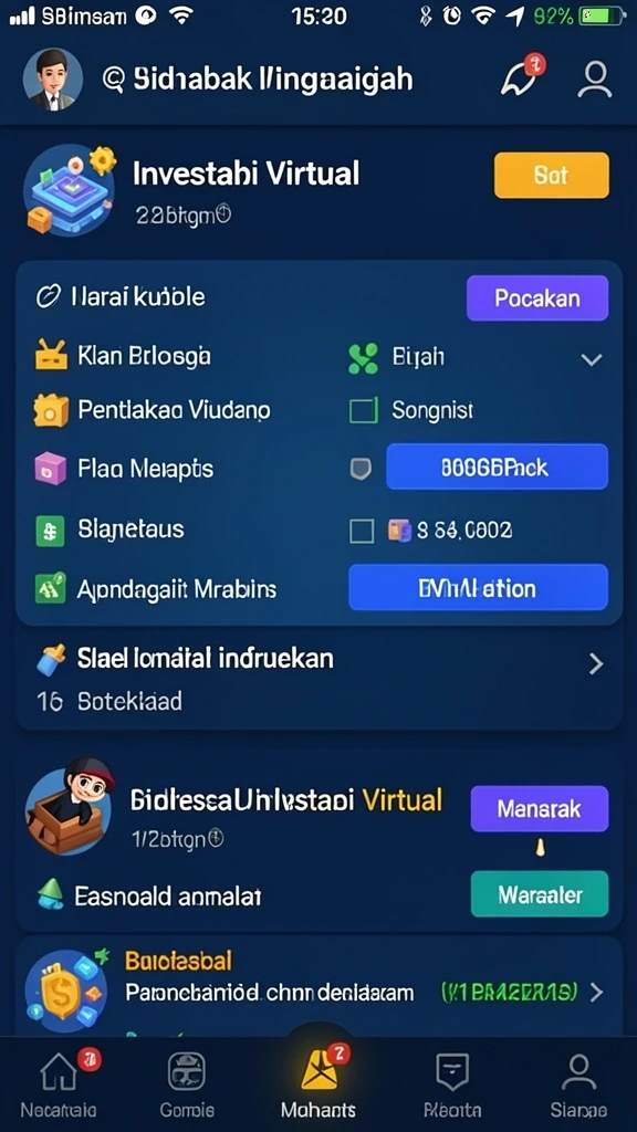 Tampilan antarmuka yang ramah pengguna.