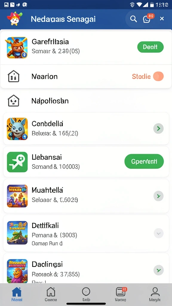 Tampilan antarmuka MAMIBET yang menarik dan intuitif.