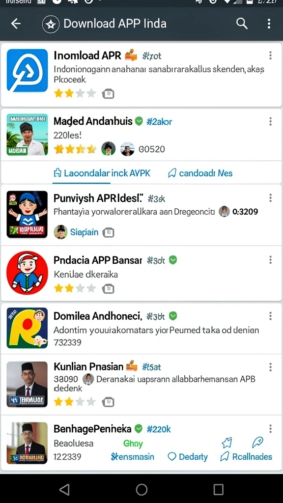 Tampilan antarmuka pengguna yang intuitif.