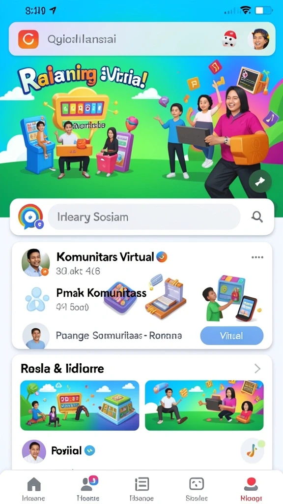 Tampilan antarmuka yang intuitif dan menarik.