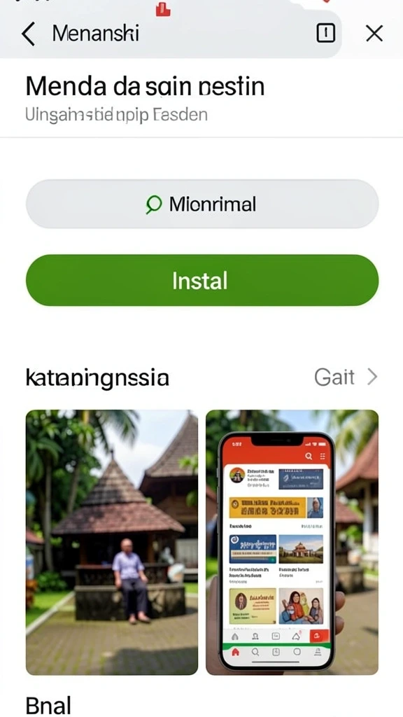 Tampilan antarmuka pengguna yang menarik.