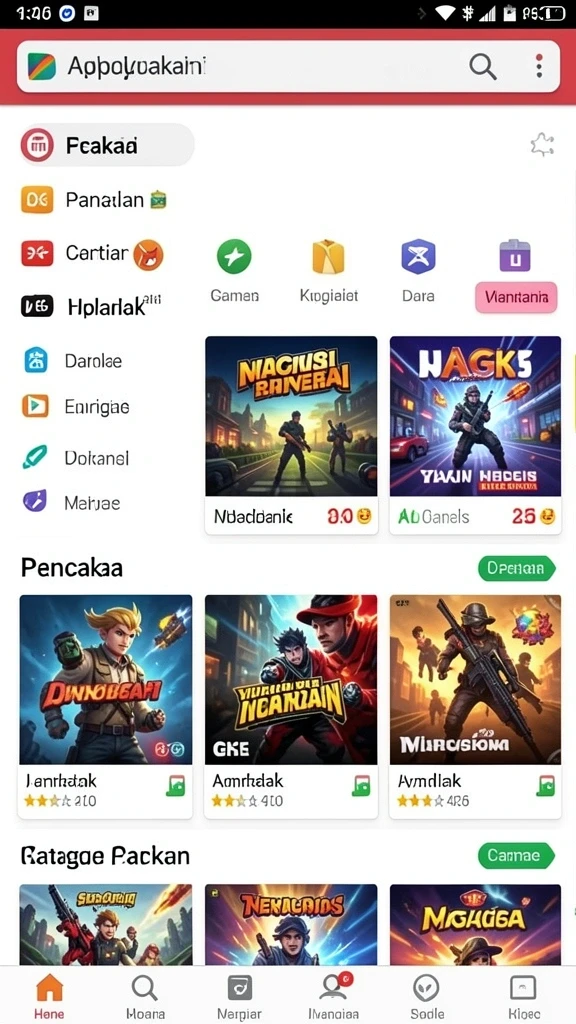 Tampilan antarmuka yang sederhana dan intuitif.
