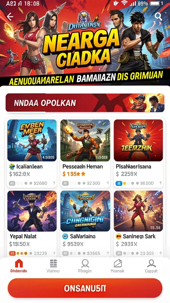 Tampilan utama aplikasi OKIDR yang menarik.