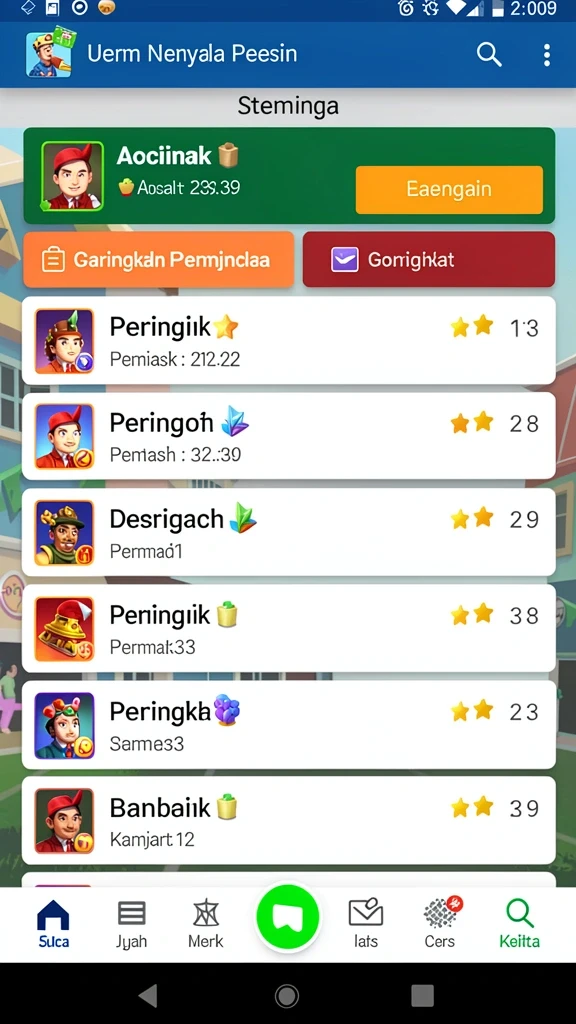 Pengguna dapat menikmati bonus harian yang menarik.