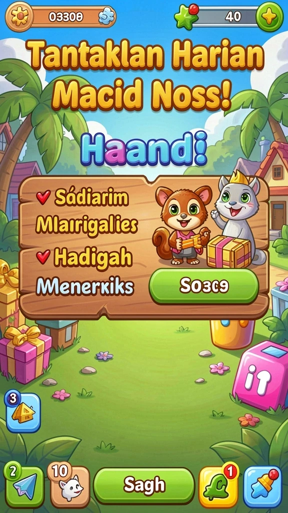 Fitur multiplayer yang memungkinkan bermain bersama teman.