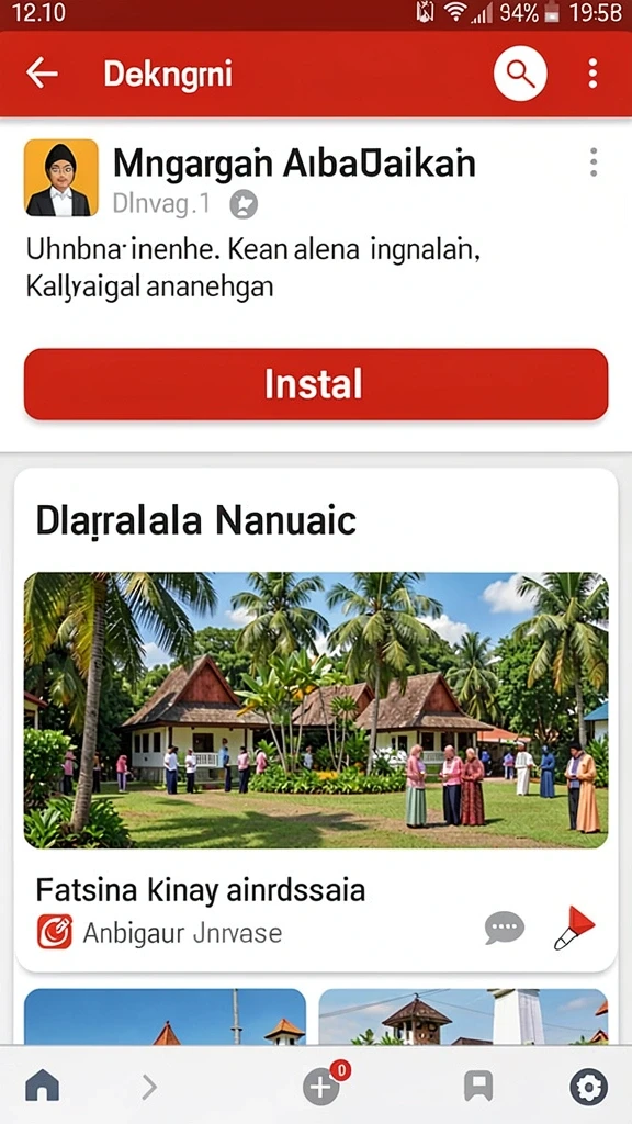Tampilan antarmuka yang user-friendly.